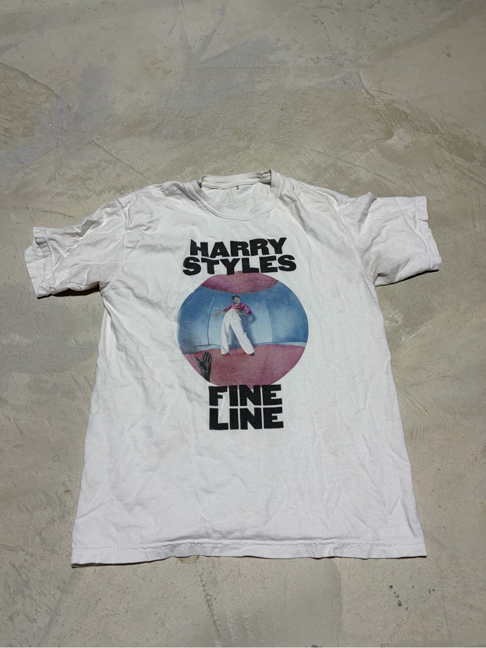 Harry Styles 'Fine Line' Graphic Tee White medium